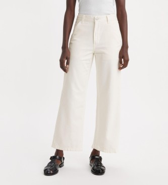 Levi's Lekkie dżinsy Baggy Carpenter w kolorze białym