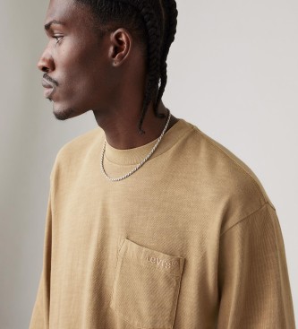 Levi's Authentic Pocket T-shirt brown