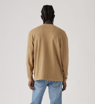 Levi's Authentic Pocket T-shirt brown