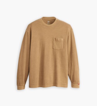 Levi's Authentic Pocket T-shirt brown