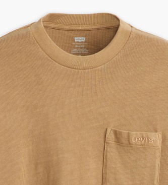 Levi's Authentic Pocket T-shirt brown