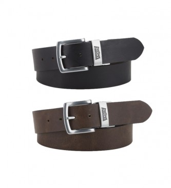 Levi's Reversible leather belt Louie brown, black