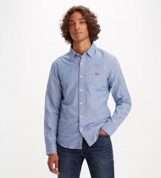 Levi's Camisa de Bateria Housemark Slim Fit azul