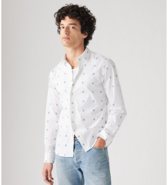 Levi's Camisa de fit ajustado Battery Housemark blanco