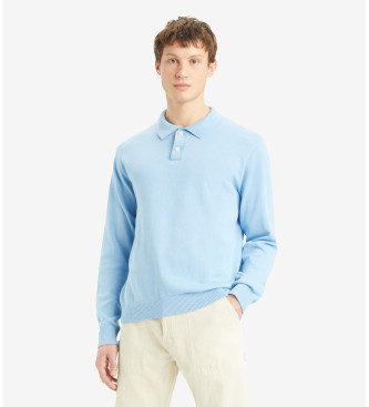 Levi's Polo blu a maniche lunghe