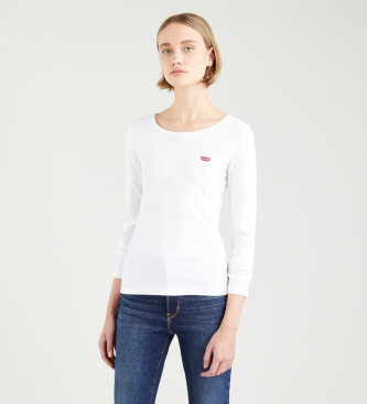 Levi's Pack 2 Camisetas Manga Larga Lisas blanco