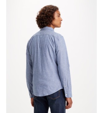 Levi's T-shirt Battery Housemark Slim Fit azul