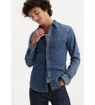Levi's Battery Housemark Slim Fit skjorte bl