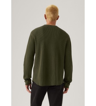 Levi's Maglietta termica verde rilassata