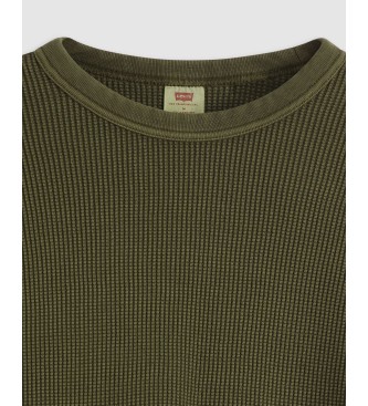 Levi's Maglietta termica verde rilassata