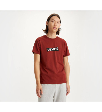 Levi's T-shirt rossa dalla vestibilit comoda