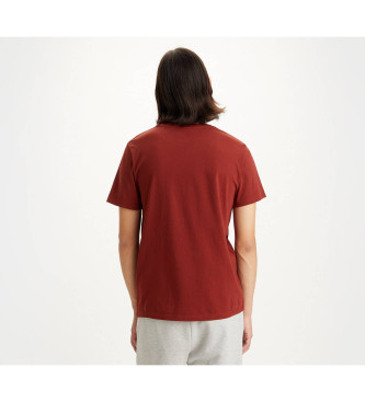 Levi's T-shirt rossa dalla vestibilit comoda