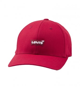 Levi's Mid Batwing Flexifit cap red