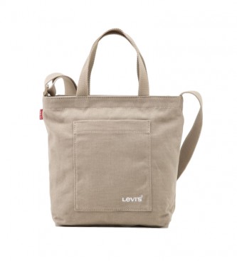Levi's Mini Icon Tote Bag Bruin -36x13x40cm