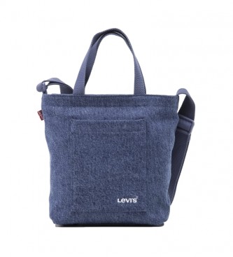 Levi's Mini Icon Tote Bag Blauw -36x13x40cm