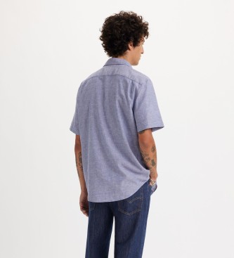 Levi's Zonsondergang blauw pocket overhemd