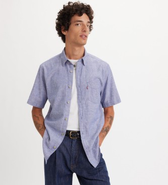 Levi's Sunset blue pocket shirt
