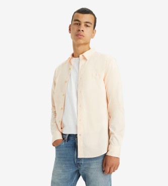 Levi's Battery Slim skjorte lyserd