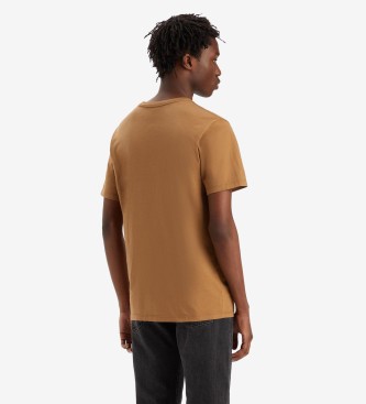 Levi's T-shirt Orginal Housemark marron