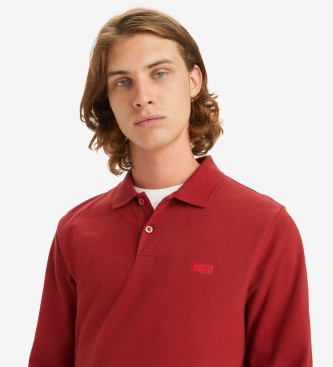 Levi's Koszulka polo Housemark czerwona
