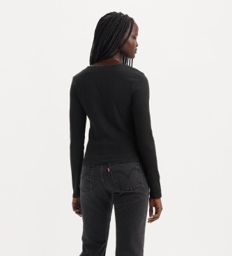 Levi's T-shirt a maniche lunghe Muse nera