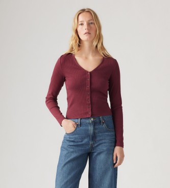 Levi's T-shirt  manches longues Muse marron