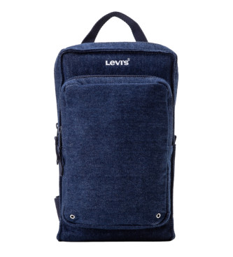 Levi's Bolsa de cintura com fecho de correr azul-marinho