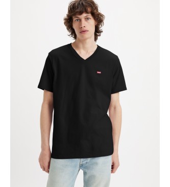 Levi's T-shirt noir  col en V