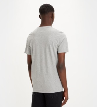 Levi's Original Housemark V-neck T-shirt grey