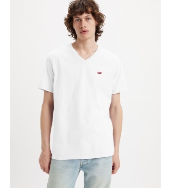 Levi's Original Hm T-Shirt mit V-Ausschnitt wei