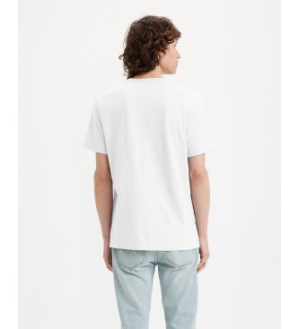 Levi's Original Hm T-Shirt mit V-Ausschnitt wei