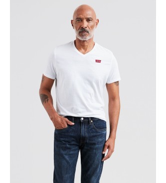 Levi's Original Hm T-Shirt mit V-Ausschnitt wei