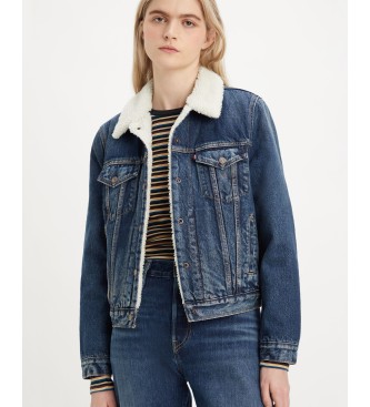 Levi's Sherpa Trucker Jacket blue
