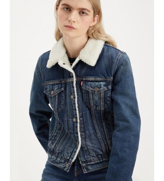 Levi's Sherpa Trucker Jacket blue
