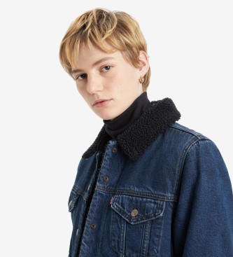 Levi's Sherpa Trucker Jacke Original blau