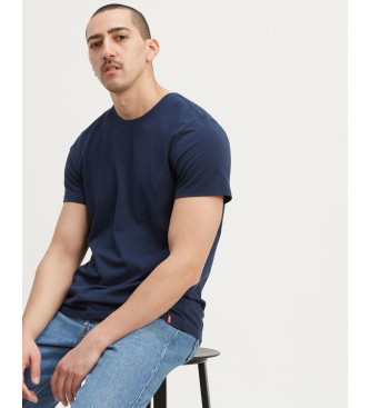 Levi's Pakke med 2 Crewneck T-shirts navy, hvid