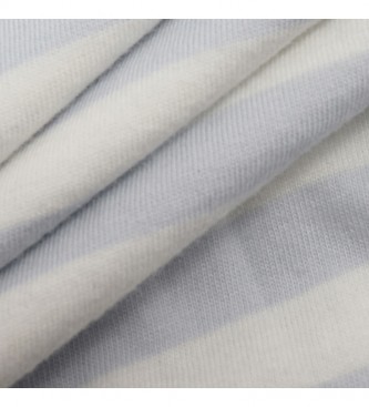 Levi's T-shirt Perfect rigata bianca, azzurra