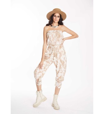 Savage Culture Macaco Bege Cncer dungarees