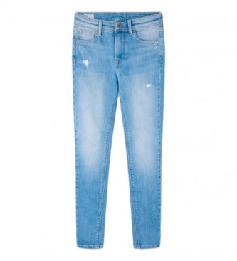 Pepe Jeans Jeans Pixelette Alta azul