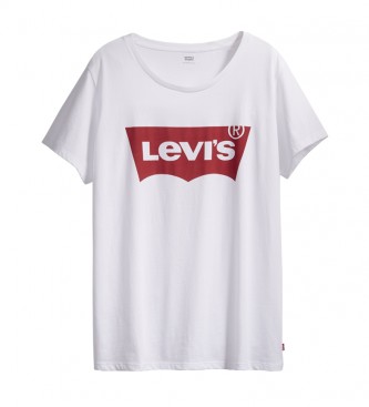 Levi's Perfektes Plus-T-Shirt Batwing wei