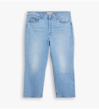 Levi's Jean Straight Ankle Ribcage blue