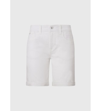 Pepe Jeans Pantaloncini di papavero bianchi