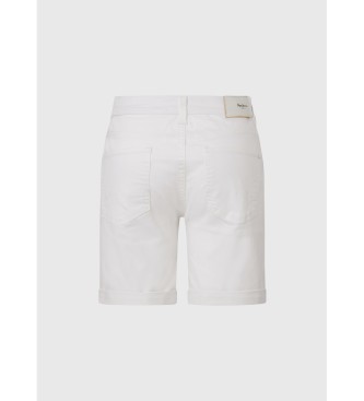 Pepe Jeans Pantaloncini di papavero bianchi