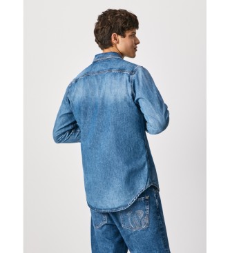 Pepe Jeans Chemise Porter bleue