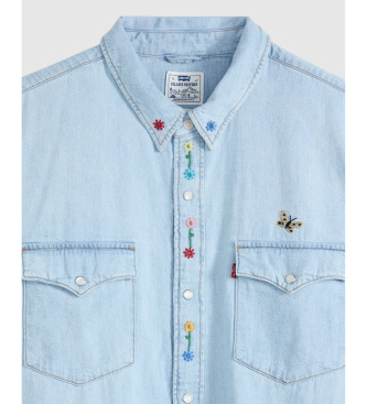 Levi's Camisa Western De Fit Holgado azul