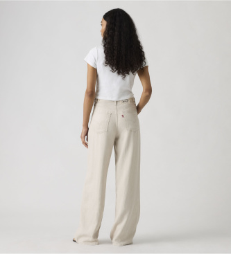 Levi's Cinch Wide Leg beige byxor