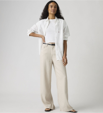 Levi's Cinch Wide Leg beige byxor