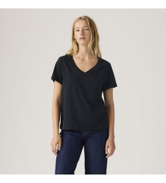 Levi's Lieblings-T-Shirt mit schwarzem V-Ausschnitt