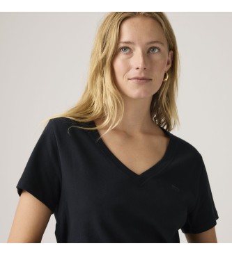 Levi's Lieblings-T-Shirt mit schwarzem V-Ausschnitt