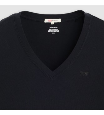 Levi's Lieblings-T-Shirt mit schwarzem V-Ausschnitt